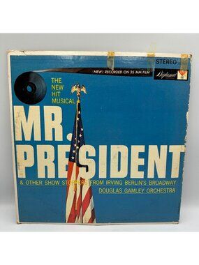 Irving Berlins Broadway Mr. President LP 1962 Vinyl 33 RPM Diplomat Show Musical